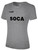 SOCA BASICS II TRAINING JERSEY LIGHT HEATHER GREY BLACK