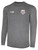 SOCA BASICS II LONG SLEEVE TRAINING TOP DARK HEATHER GREY WHITE