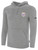 SOCA PULLOVER HOODIE CREST ON WEARERS LEFT CHEST LIGHT HEATHER GREY BLACK