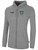 TOLEDO CELTICS FULL ZIP HOODIE CREST ON WEARERS LEFT CHEST LIGHT HEATHER GREY BLACK