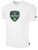 TOLEDO CELTICS SHORT SLEEVE COTTON T-SHIRT CREST ON WEARERS FRONT CENTER CHEST WHITE BLACK