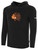 AGAWAM BASKETBALL BASICS FLEECE HOODED SWEATSHIRT LARGE CREST CENTER FRONT BLACK WHITE