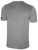 BIG SHOTS SHORT SLEEVE COTTON T-SHIRT CREST ON WEARERS FRONT CENTER CHEST LIGHT HEATHER GREY BLACK