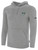 VISION TRAINING SA   PULLOVER HOODIE CREST ON WEARERS LEFT CHEST LIGHT HEATHER GREY BLACK