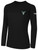 VISION TRAINING SA   LONG SLEEVE COTTON T-SHIRT CREST ON WEARERS LEFT CHEST BLACK WHITE