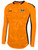VISION TRAINING SA  PITCH STAR LS GOALKEEPER JERSEY  NEON ORANGE BLACK