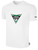 VISION TRAINING SA   SHORT SLEEVE COTTON T-SHIRT CREST ON WEARERS FRONT CENTER CHEST WHITE BLACK
