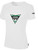VISION TRAINING SA   SHORT SLEEVE COTTON T-SHIRT CREST ON WEARERS FRONT CENTER CHEST WHITE BLACK