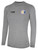 REFEREE  BASICS II LONG SLEEVE TRAINING TOP LIGHT HEATHER GREY BLACK - NYS