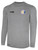 REFEREE  BASICS II LONG SLEEVE TRAINING TOP LIGHT HEATHER GREY BLACK - NYS