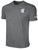 REFEREE BASICS COTTON SHORT SLEEVE TEE SHIRT DARK HEATHER GREY WHITE - NYS