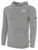 REFEREE  BASICS FLEECE HOODIE LIGHT HEATHER GREY - DSOA