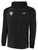 REFEREE  BASICS THERMA FLEECE WOVEN FRONT ZIP UP HOODIE BLACK WHITE - DSOA