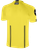 OFFICIAL REFEREE V-NECK SHORT SLEEVE JERSEY WITH ZIPPER REFEREE YELLOW BLACK - FLORIDA SUN