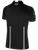 OFFICIAL REFEREE V-NECK SHORT SLEEVE JERSEY WITH ZIPPER BLACK WHITE - FLORIDA SUN