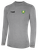 REFEREE BASICS II LONG SLEEVE TRAINING TOP LIGHT HEATHER GREY BLACK - FLORIDA SUN