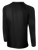 BASICS REFEREE LONG SLEEVE JERSEY BLACK WHITE - FLORIDA SUN
