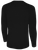 REFEREE BASICS II LONG SLEEVE TRAINING TOP BLACK WHITE - FLORIDA SUN