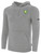 REFEREE BASICS FLEECE HOODIE LIGHT HEATHER GREY - FLORIDA SUN