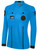 OFFICIAL REFEREE VNECK LONG SLEEVE JERSEY REFEREE BLUE BLACK w/ RESPECT LOGO -HVSRA