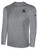 REFEREE BASICS LONG SLEEVE TEE SHIRT LIGHT HEATHER GREY -HVSRA