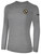 REFEREE BASICS LONG SLEEVE TEE SHIRT LIGHT HEATHER GREY - MISSOURI