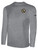 REFEREE BASICS LONG SLEEVE TEE SHIRT LIGHT HEATHER GREY - MISSOURI