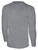 REFEREE BASICS LONG SLEEVE TEE SHIRT LIGHT HEATHER GREY - MISSOURI