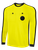 NCAA REFEREE LONG SLEEVE JERSEY NEON YELLOW BLACK - RHODE ISLAND