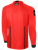 OFFICIAL REFEREE LONG SLEEVE JERSEY WITH ZIPPER REFEREE RED BLACK - RHODE ISLAND