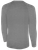 REFEREE BASICS II LONG SLEEVE TRAINING TOP LIGHT HEATHER GREY BLACK - RHODE ISLAND