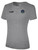 REFEREE BASICS II SHORT SLEEVE TRAINING TOP LIGHT HEATHER GREY BLACK - RHODE ISLAND