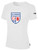 ALEXANDRIA SA   LARGE CREST LOGO BASICS SHORT SLEEVE COTTON T-SHIRT CENTER FRONT ALEXANDRIA SA   CREST WHITE BLACK