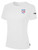 ALEXANDRIA SA   SMALL CREST LOGO BASICS SHORT SLEEVE COTTON T-SHIRT WEARERS LEFT CHEST ALEXANDRIA SA   CREST WHITE BLACK