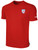 ALEXANDRIA SA   SMALL CREST LOGO BASICS SHORT SLEEVE COTTON T-SHIRT WEARERS LEFT CHEST ALEXANDRIA SA   CREST RED WHITE