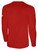 ALEXANDRIA SA   LARGE CREST LOGO BASICS LONG SLEEVE COTTON T-SHIRT CENTER FRONT ALEXANDRIA SA   CREST RED WHITE