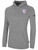 ALEXANDRIA SA   SMALL CREST LOGO BASICS FLEECE HOODIE WEARERS LEFT CHEST ALEXANDRIA SA   CREST LIGHT HEATHER GREY BLACK