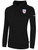 ALEXANDRIA SA   SMALL CREST LOGO BASICS FLEECE HOODIE WEARERS LEFT CHEST ALEXANDRIA SA   CREST BLACK WHITE