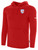 ALEXANDRIA SA   SMALL CREST LOGO BASICS FLEECE HOODIE WEARERS LEFT CHEST ALEXANDRIA SA   CREST RED WHITE