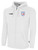 ALEXANDRIA SA   BASICS FLEECE FULL ZIP HOODIE WHITE BLACK