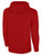 ALEXANDRIA SA   BASICS FLEECE FULL ZIP HOODIE RED WHITE