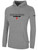 ALEXANDRIA SA LARGE TEXT LOGO BASICS  FLEECE HOODIE CENTER FRONT TEXT LIGHT GREY BLACK