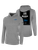FLORIDA RUSH BASICS FLEECE HOODIE LOGO ON WEARERS LEFT CHEST LIGHT GREY BLACK