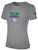 FLIGHT 22 SHORT SLEEVE COTTON T-SHIRT WEARERS CENTER CHEST BE DIFFERENT LOGO LIGHT HEATHER GREY BLACK