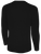 REFEREE BASICS II LONG SLEEVE TRAINING TOP BLACK WHITE - TENNESSEE