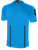 OFFICIAL REFEREE V-NECK SHORT SLEEVE JERSEY REFEREE BLUE BLACK -USO