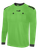 BASICS REFEREE LONG SLEEVE JERSEY REFEREE GREEN BLACK -USO