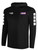REFEREE BASICS HOODED TRAINING TOP BLACK WHITE -USO