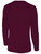 REFEREE BASICS II LONG SLEEVE TRAINING TOP MAROON WHITE -USO