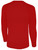 REFEREE BASICS II LONG SLEEVE TRAINING TOP RED WHITE -USO